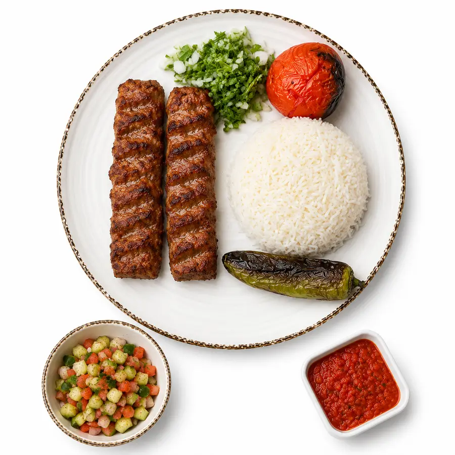 Beef Koobideh Plate