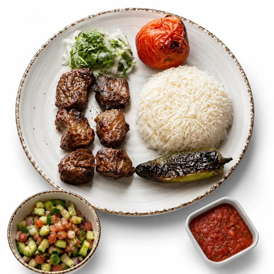 Beef Shish Kabob Plate
